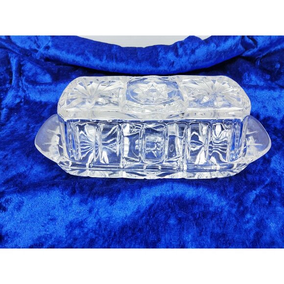 vintage anchor hocking eapc prescut butter dish - Picture 1 of 5